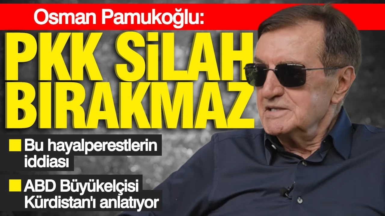 Osman Pamukoğlu: PKK'nın silah bırakacağı hayalperestlerin iddiası