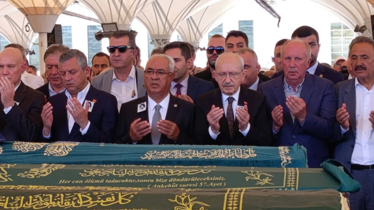 Özel ve Kılıçdaroğlu da cenazedeydi: Deniz Baykal'ın eşi Olcay Baykal toprağa verildi
