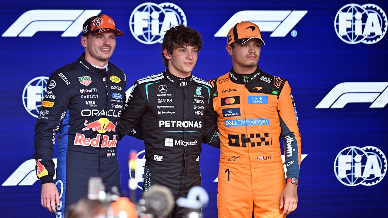 Formul1 1 Belçika'da pole pozisyonu Antonelli'nin oldu