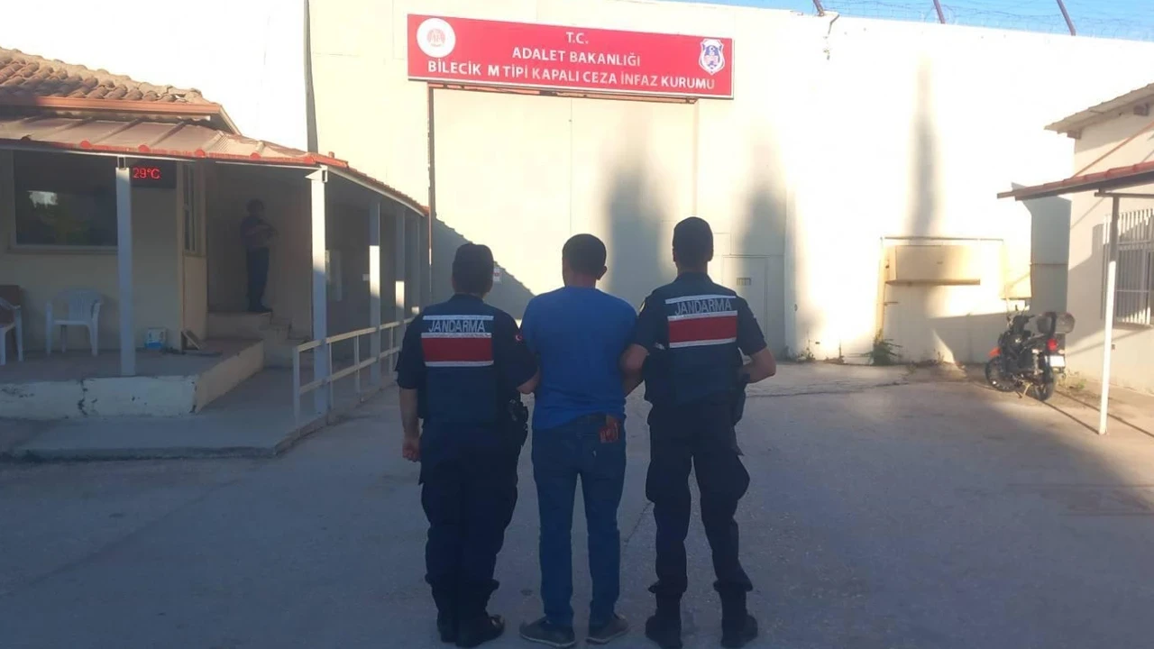 Bilecik'te 1 yıl 8 ay hapis cezası bulunan şahıs yakalandı