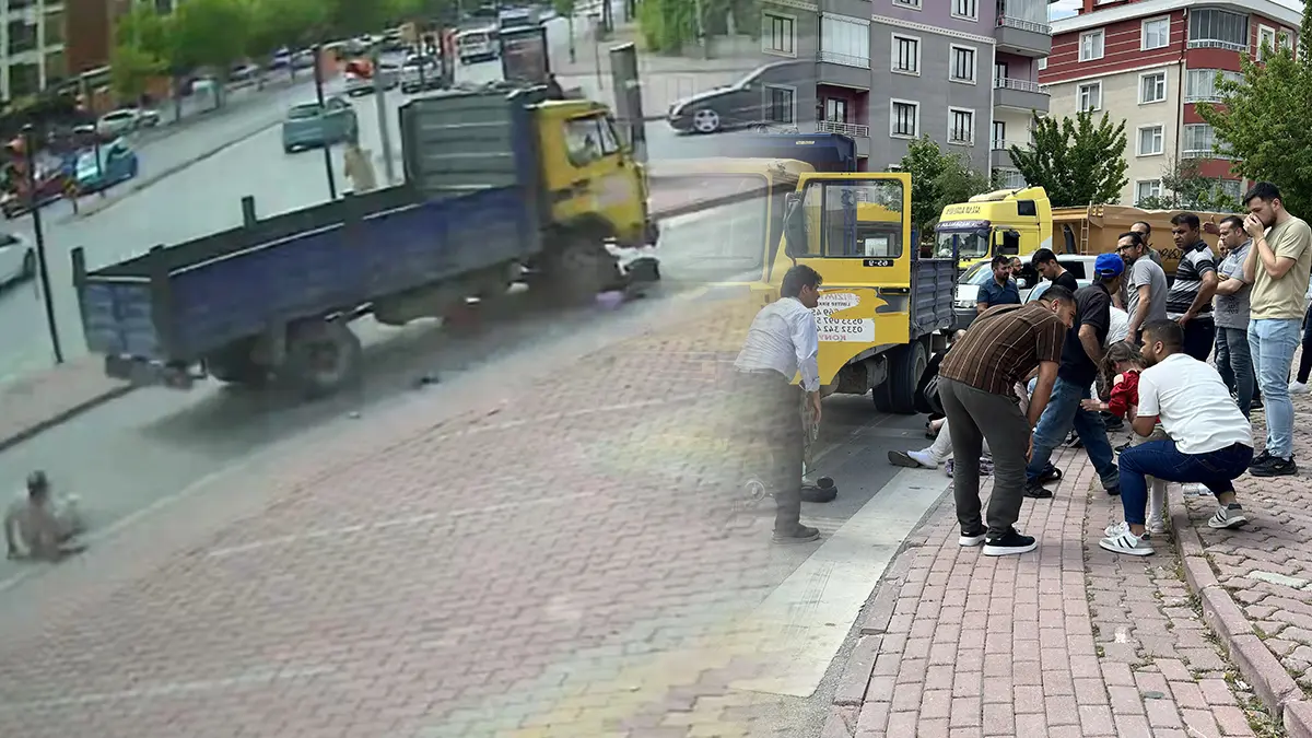 Kamyonet çarpıp sürükledi! Elektrikli bisiklette can pazarı
