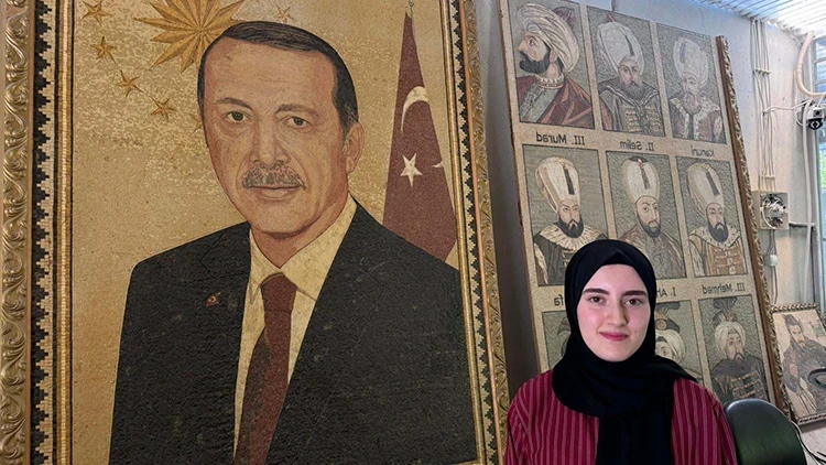 Hatay’daki Suriyeli sanatçılar, 100 bin mozaikle Cumhurbaşkanı Erdoğan'ın portresini yaptı