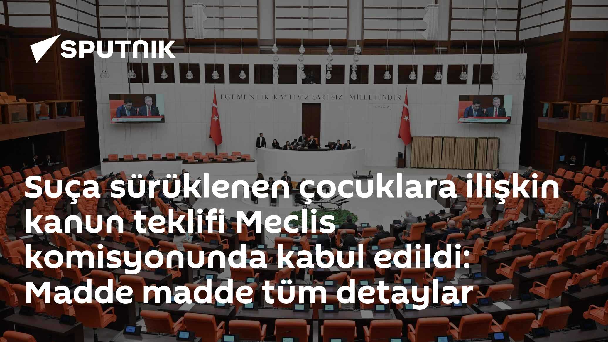 Suça sürüklenen çocuklara ilişkin kanun teklifi Meclis komisyonunda kabul edildi: Madde madde tüm detaylar