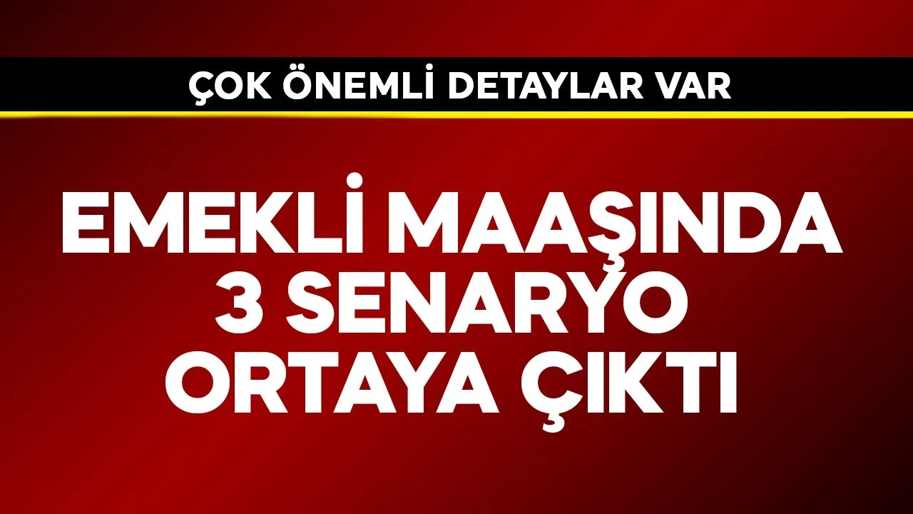 Emekli maaşında 3 senaryo ortaya çıktı