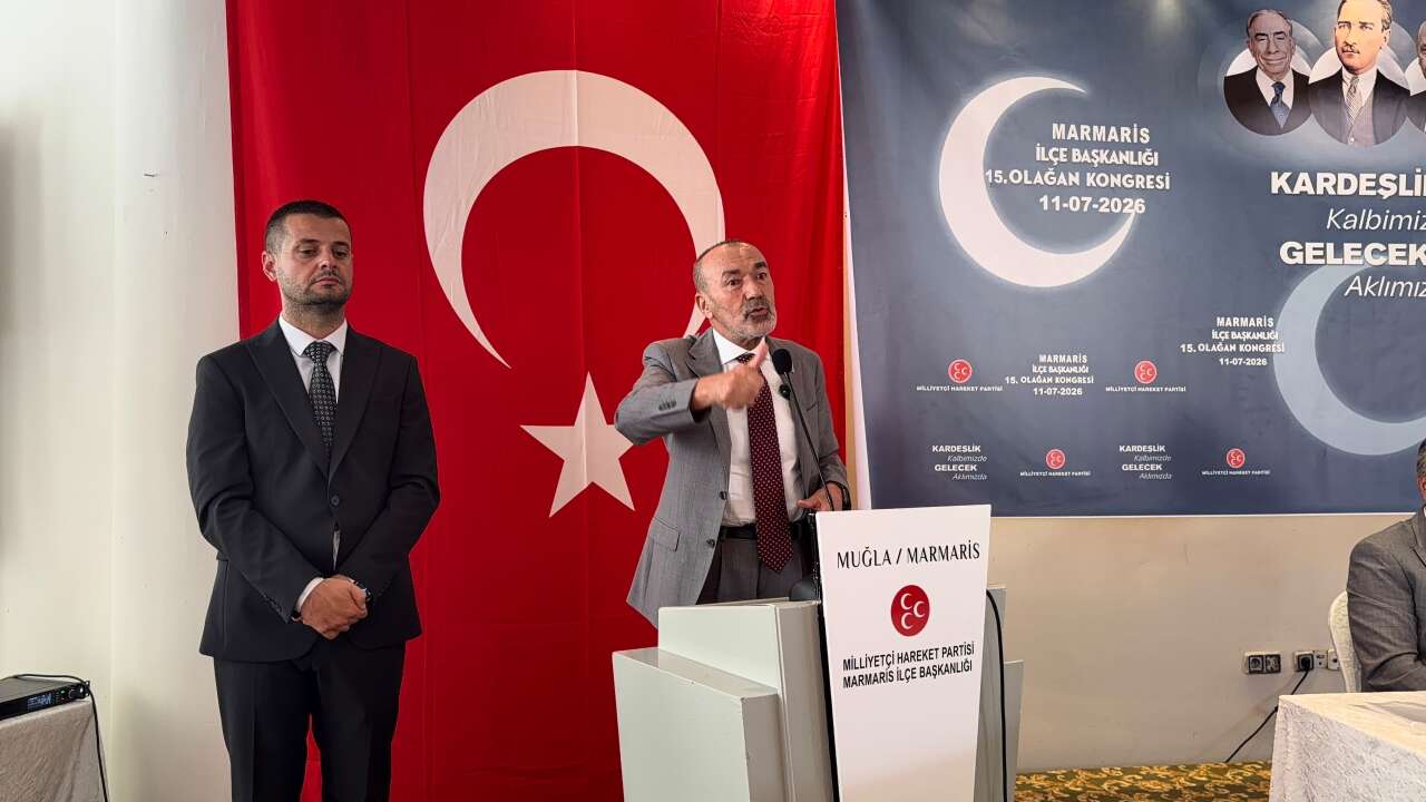 MHP'li Yıldırım'dan Marmaris'te kongre mesajı: Türkiye artık takip eden değil; takip edilen ülkedir