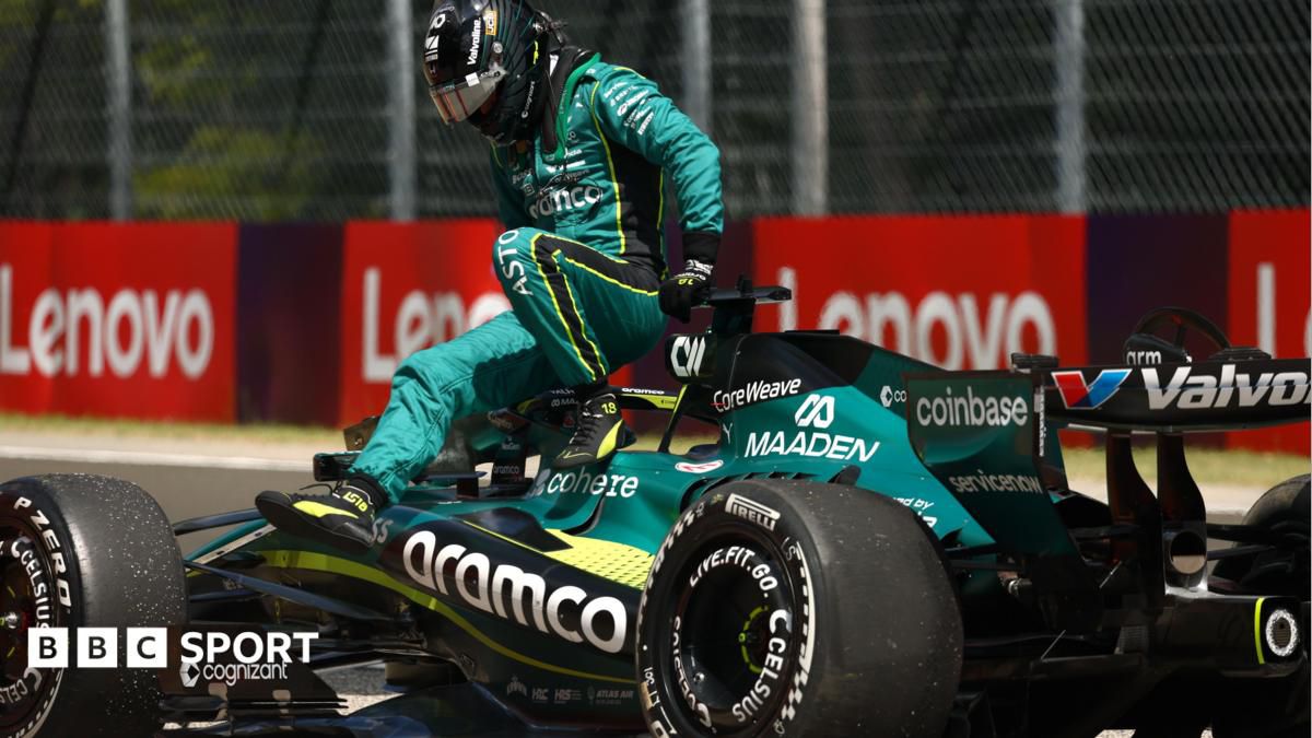 Macaristan GP İlk Antrenmanda Stroll'un Aston Martin'i Arka Süspansiyon Arızası Yaşadı, Leclerc En Hızlıydı
