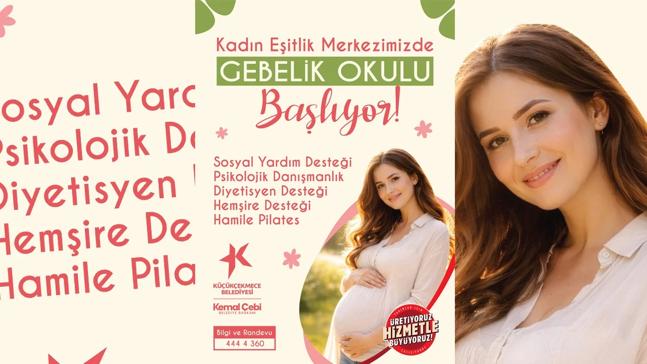 Küçükçekmece'de anne adayları için gebelik okulu