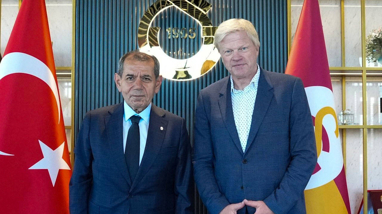Oliver Kahn, Dursun Özbek'i ziyaret etti