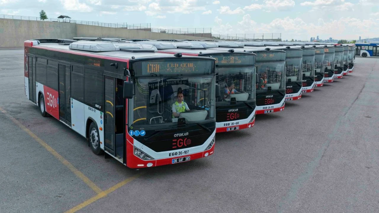 Başkent’te otobüs sayısı bin 979 oldu