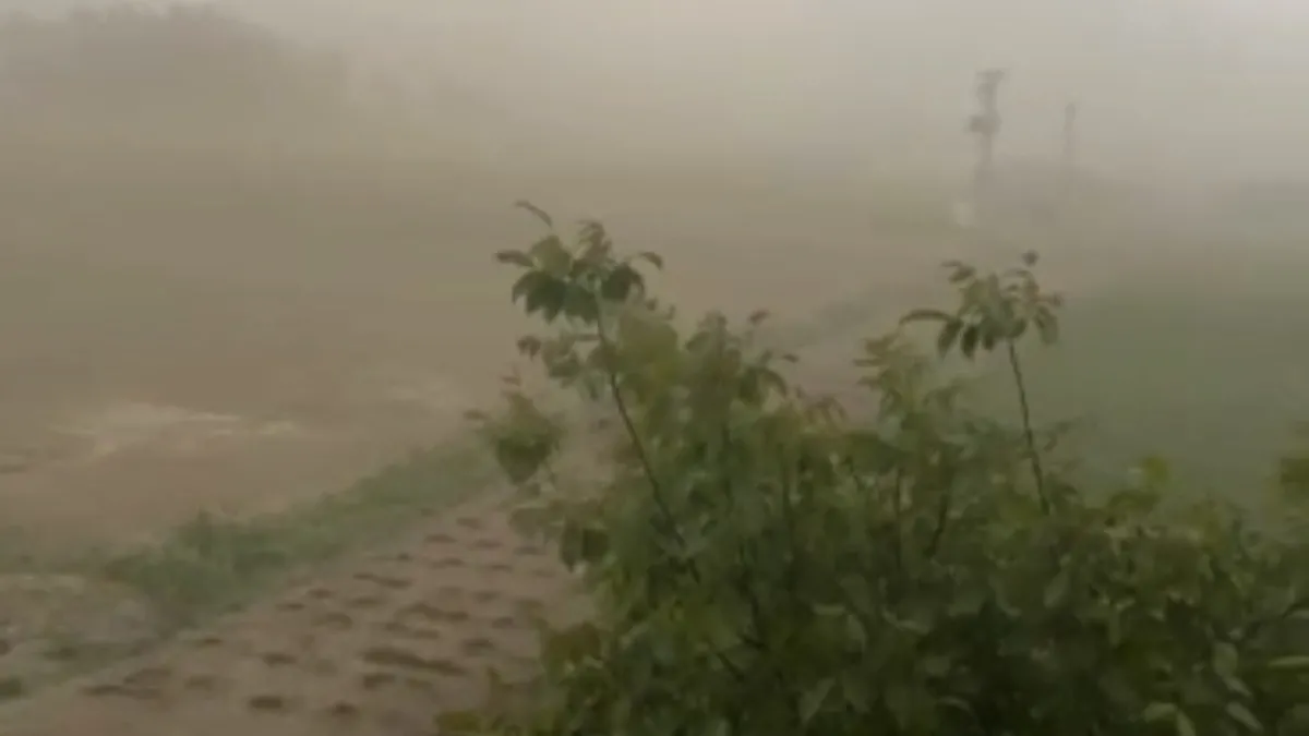 Bitlis’te dolu ve fırtına kırdı geçti