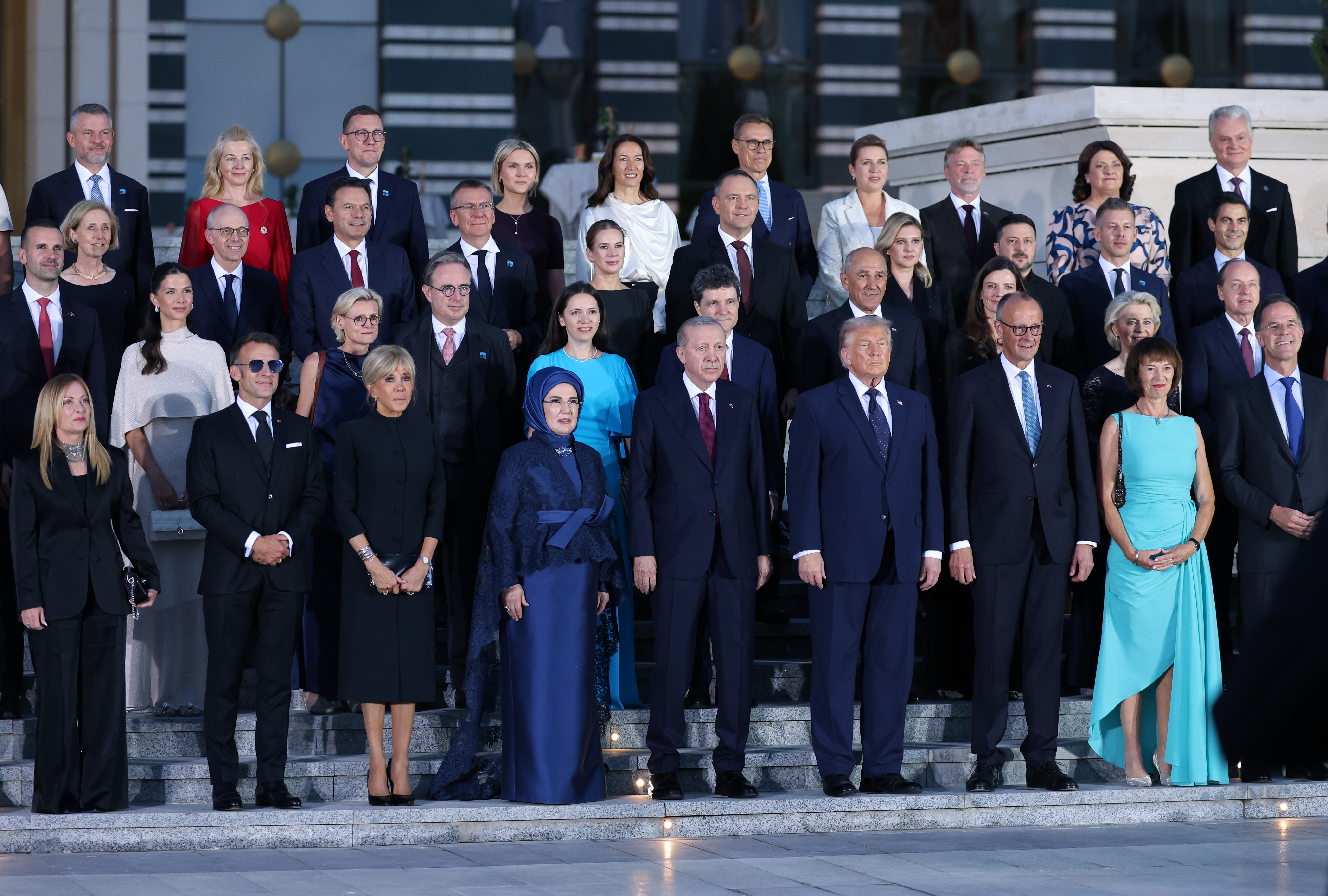 NATO Zirvesi'nde ikinci gün. Liderler zirve için Beştepe'ye gidiyor
