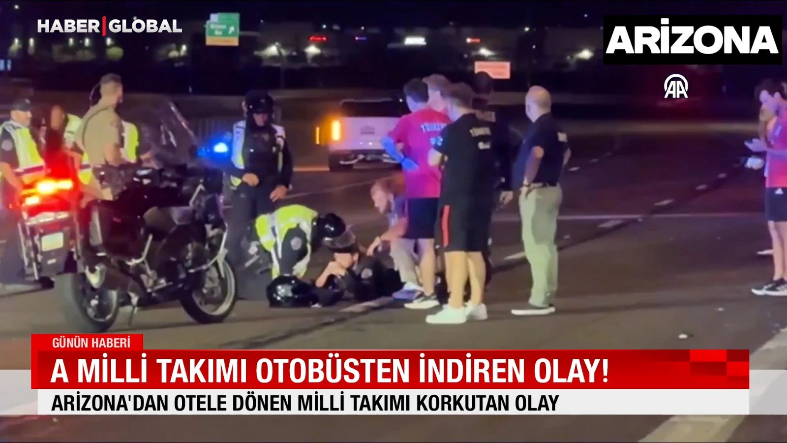 A milli takımı otobüsten indiren olay!