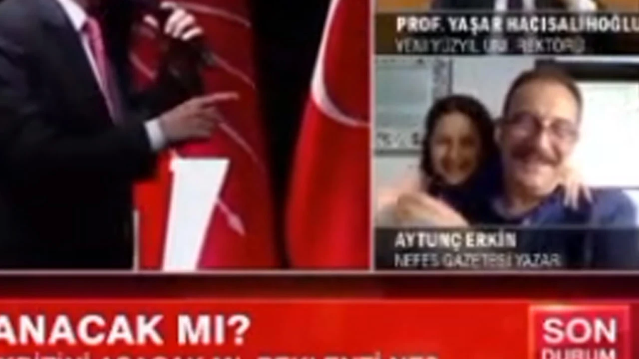 Canlı yayında siyasete ara