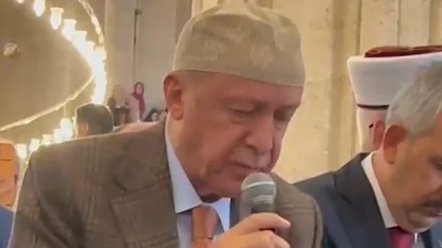 Cumhurbaşkanı Erdoğan'dan Selimiye Camii'nde Kur’an-ı Kerim tilaveti