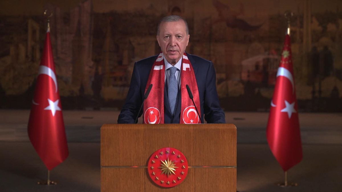 Cumhurbaşkanı Erdoğan, A Milli Futbol Takımı için video mesaj yayınladı