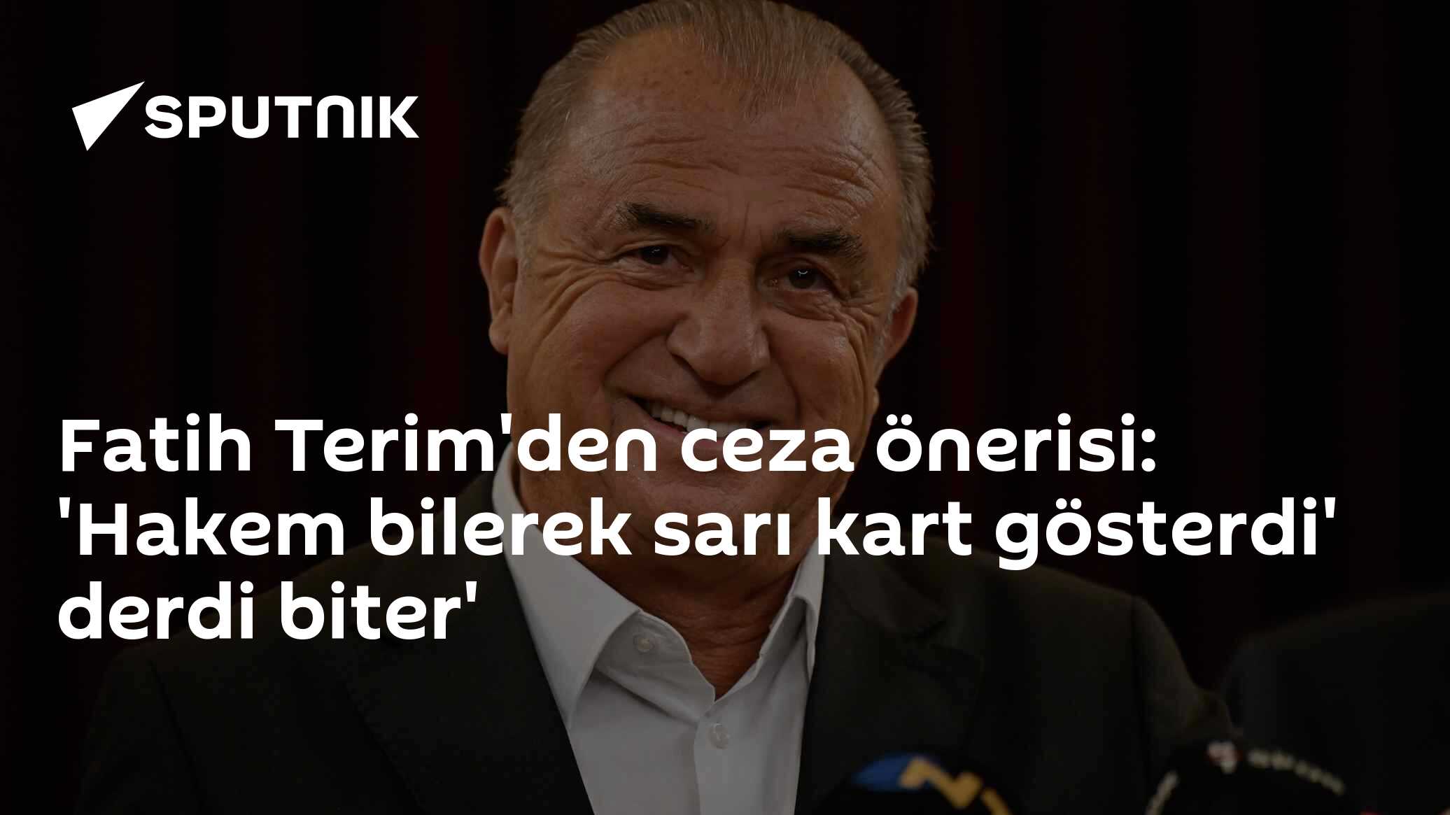 Fatih Terim'den ceza önerisi: 'Hakem bilerek sarı kart gösterdi' derdi biter'