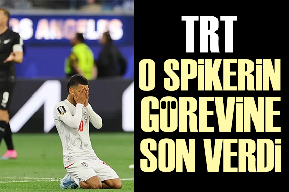 Maç sırasında takımları karıştıran TRT spikeri görevden alındı