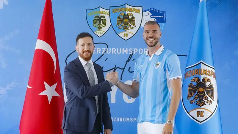 Erzurumspor, dış transferde ilk imzayı Nihad Mujakic’e attırdı