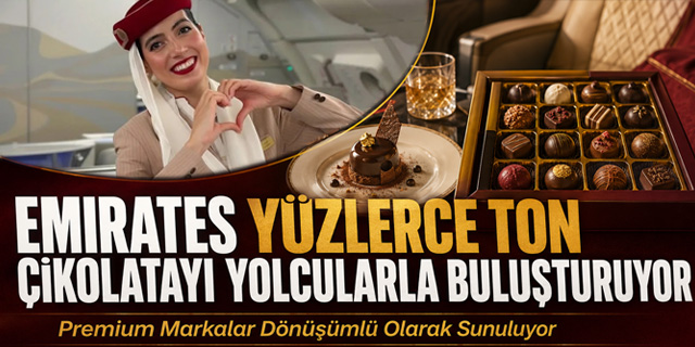 Emirates Yolcuları Yılda 64 Milyondan Fazla Çikolata Tüketiyor