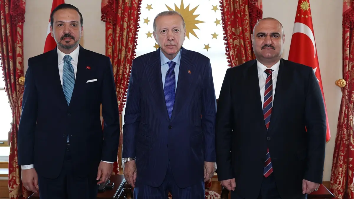 Başkan Erdoğan, Kerkük Valisi Ağa'yı kabul etti