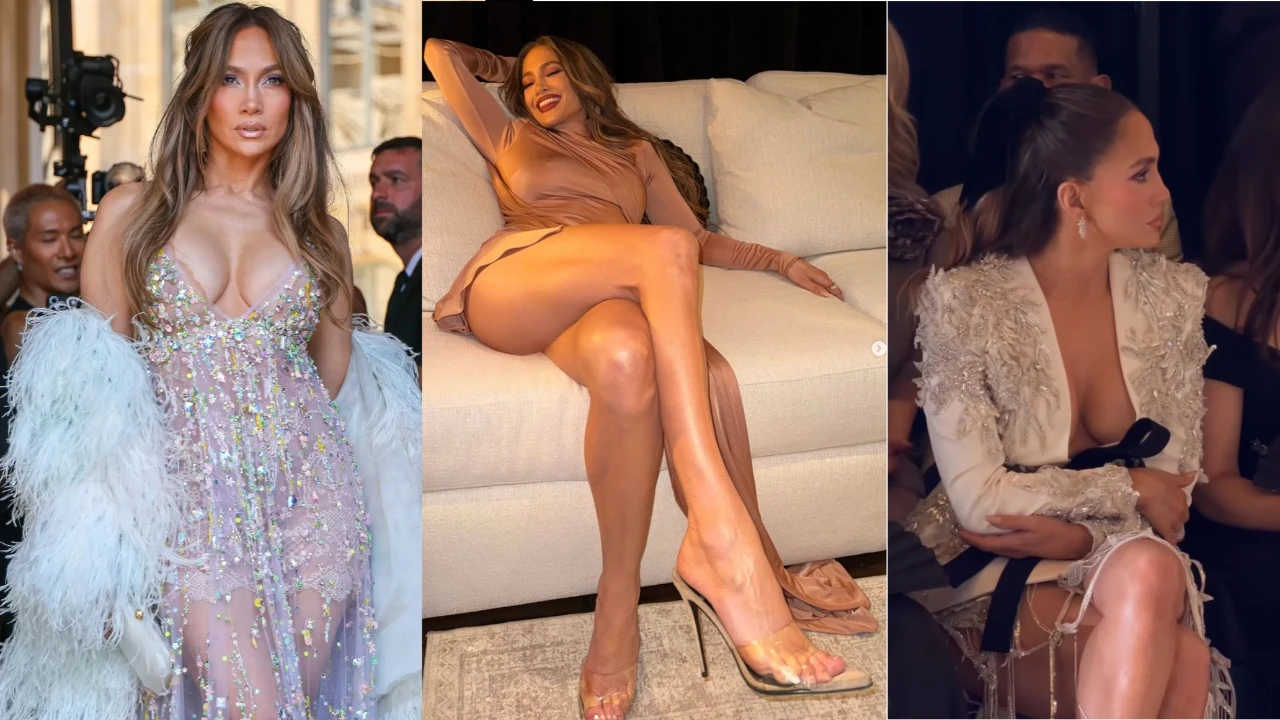 Jennifer Lopez Paris Moda Haftasında tarzıyla büyüledi