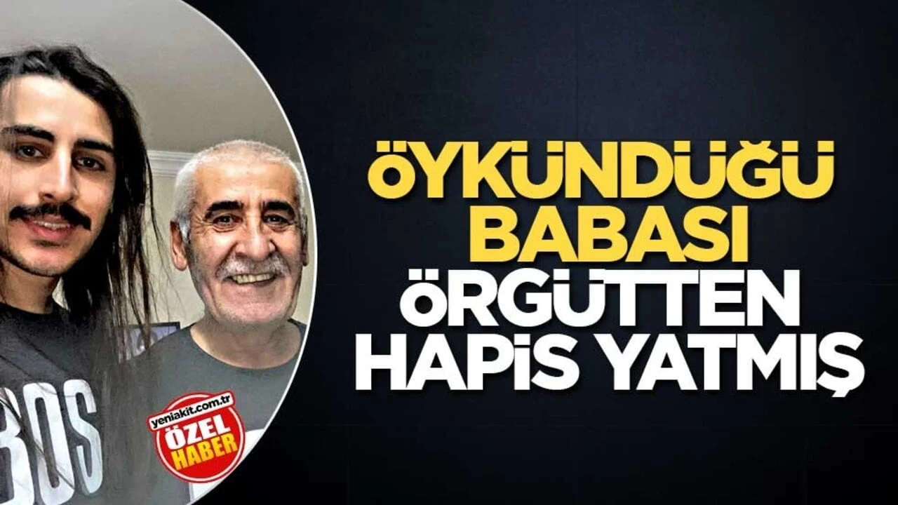 Öykündüğü babası örgütten hapis yatmış
