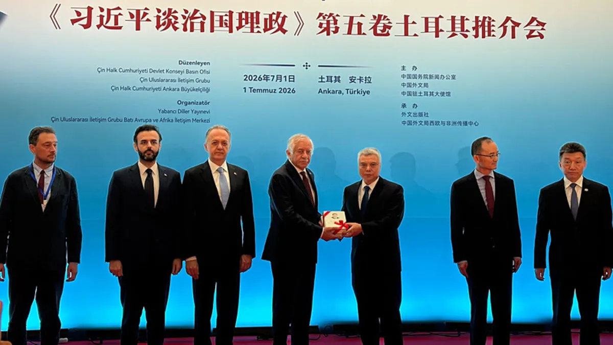 Çin-Türkiye ilişkilerinde yeni dönem: "Xi Jinping: Çin'in Yönetimi" eserinin 5. cildi Ankara'da tanıtıldı