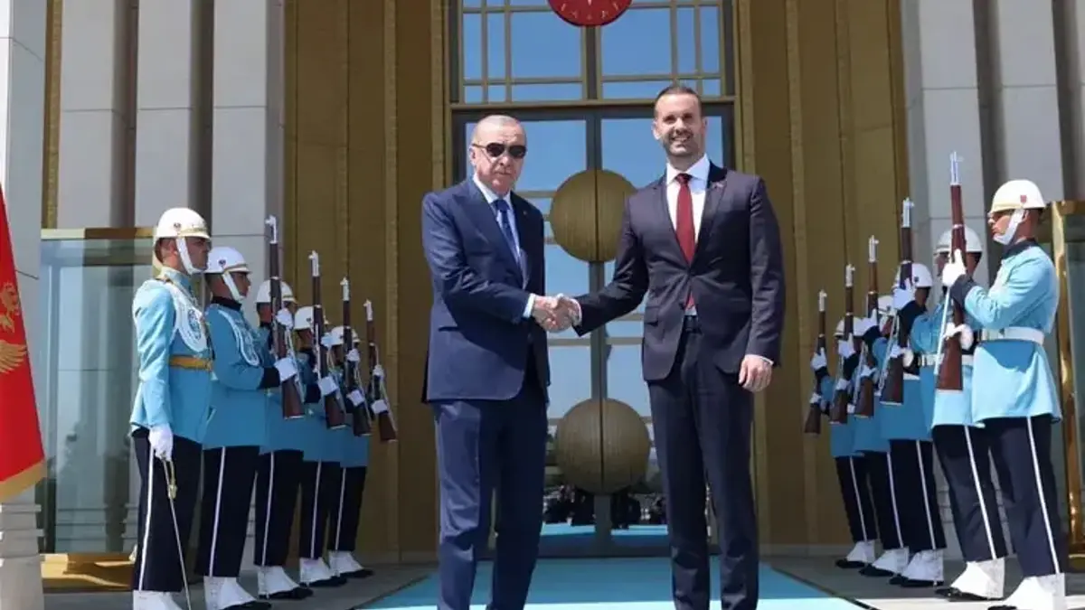 Cumhurbaşkanı Erdoğan, Karadağ Başbakanı Spajic’i kabul etti