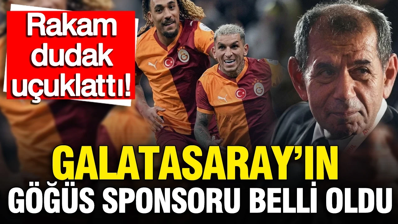 Galatasaray’dan tarihi anlaşma: Göğüs sponsorluğundan kasaya 10 milyon euro girecek