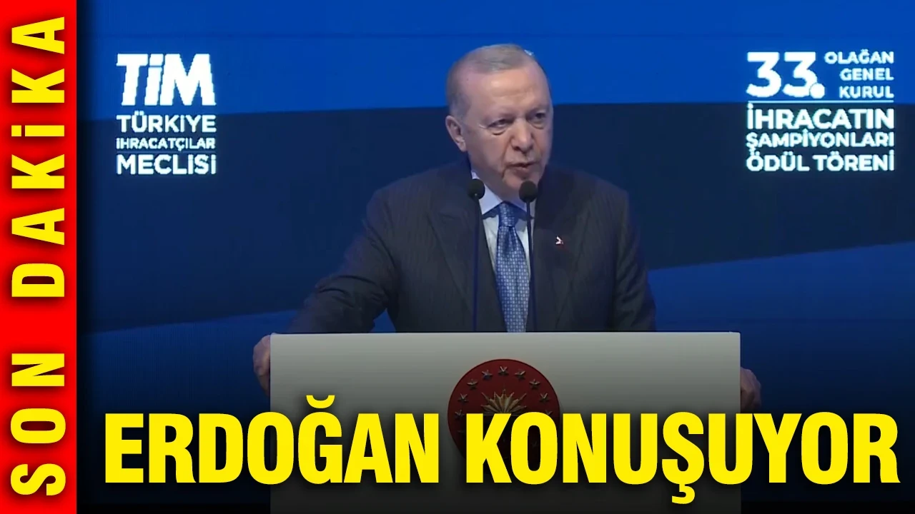 Cumhurbaşkanı Erdoğan konuşuyor
