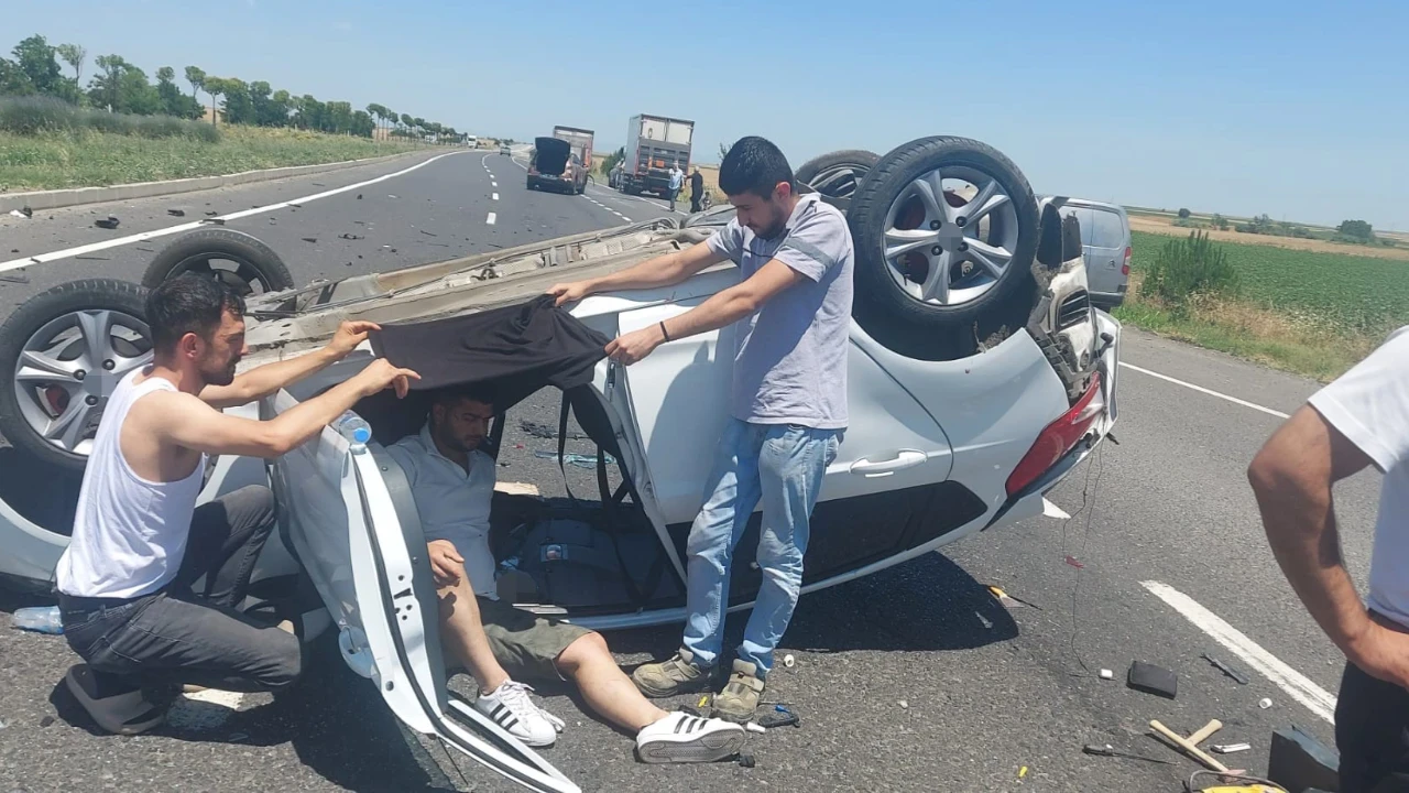 Tekirdağ'da trafik kazası: 3 yaralı