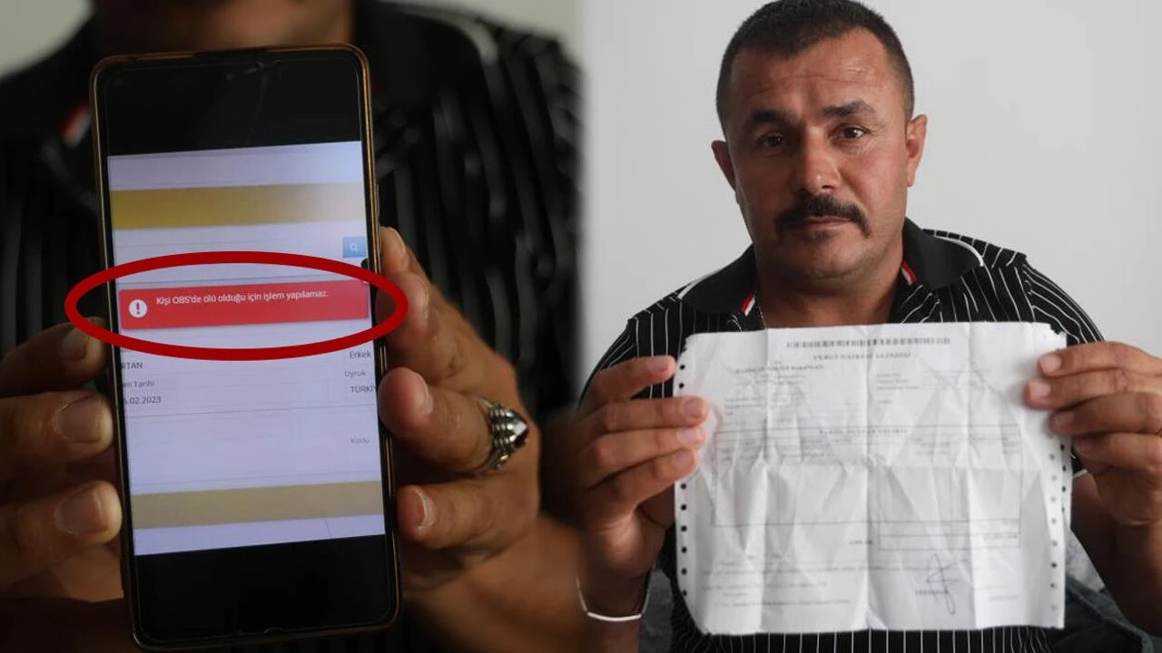 Bir garip olay! "Cezaya gelince yaşıyorum, rapora gelince ölüyüm!"