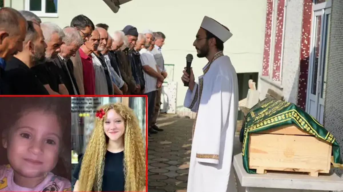 Parkta annesiyle birlikte silahlı saldırıda ölen 4 yaşındaki Öykü Naz toprağa verildi