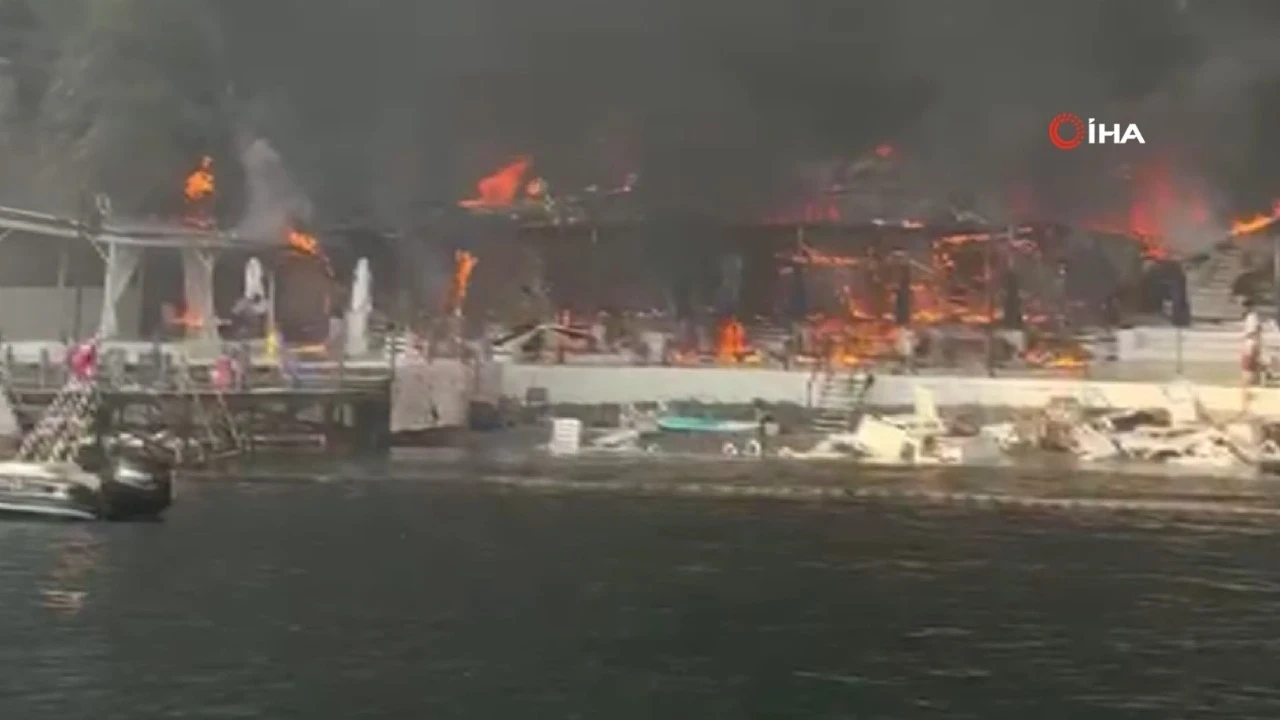 Büyükada'da korkutan yangın! Acil müdahale gemisi sevk edildi