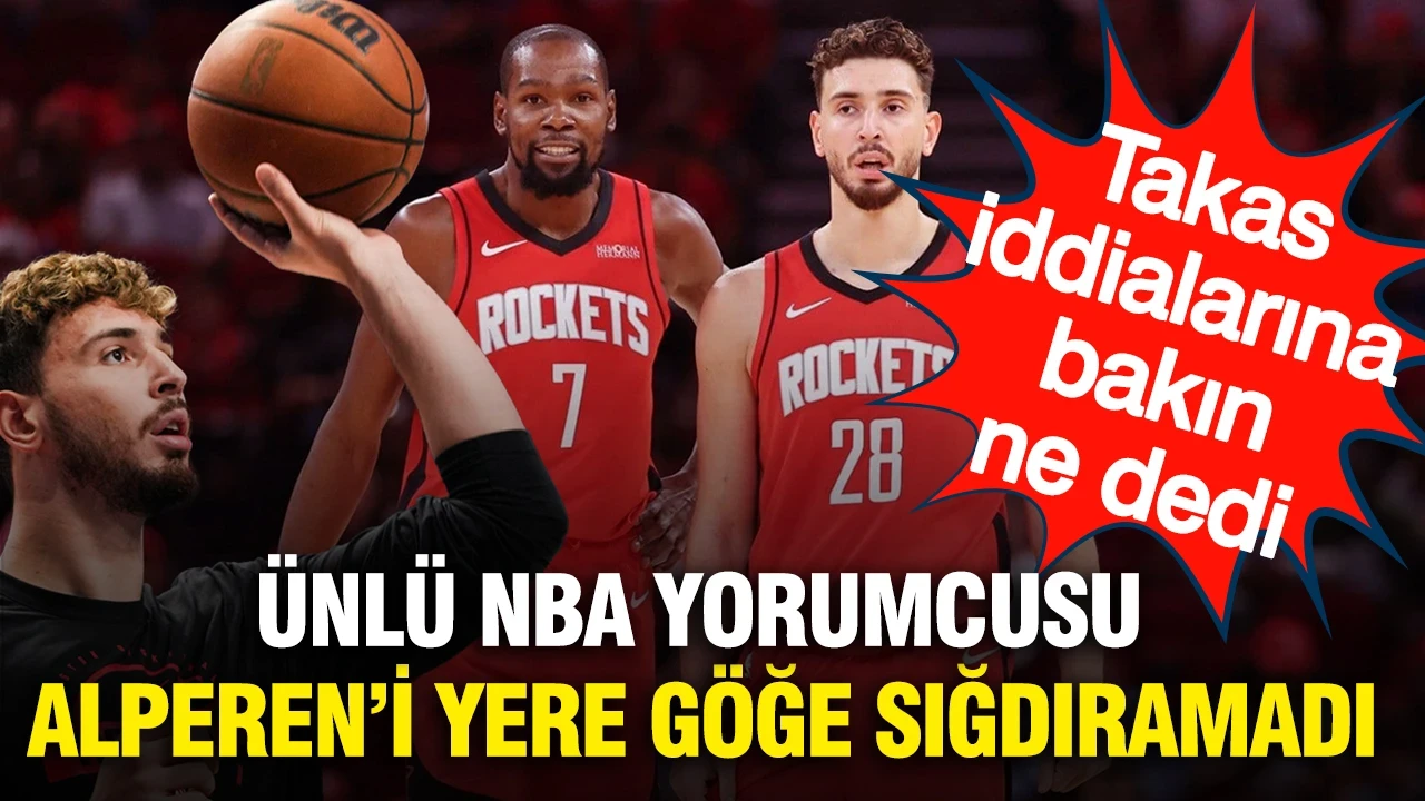 Ünlü NBA yorumcusu Alperen Şengün'e 'En değerli' diyerek takas gündemini salladı