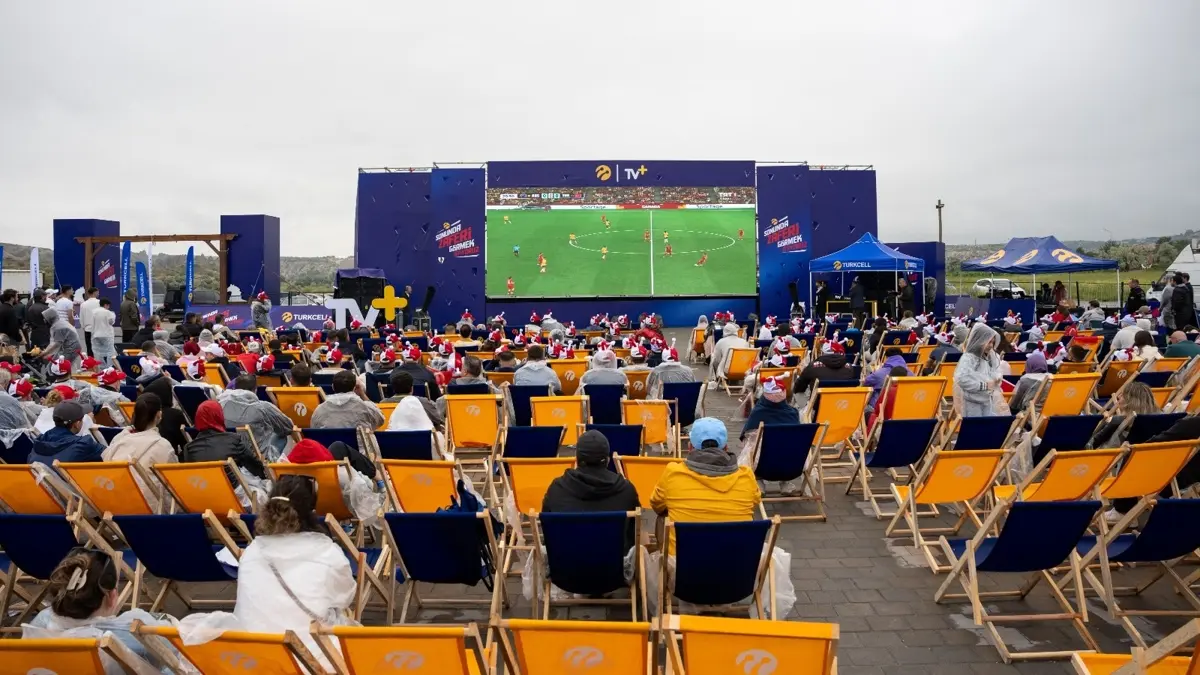 Turkcell'le Kapadokya'da milli maç coşkusu
