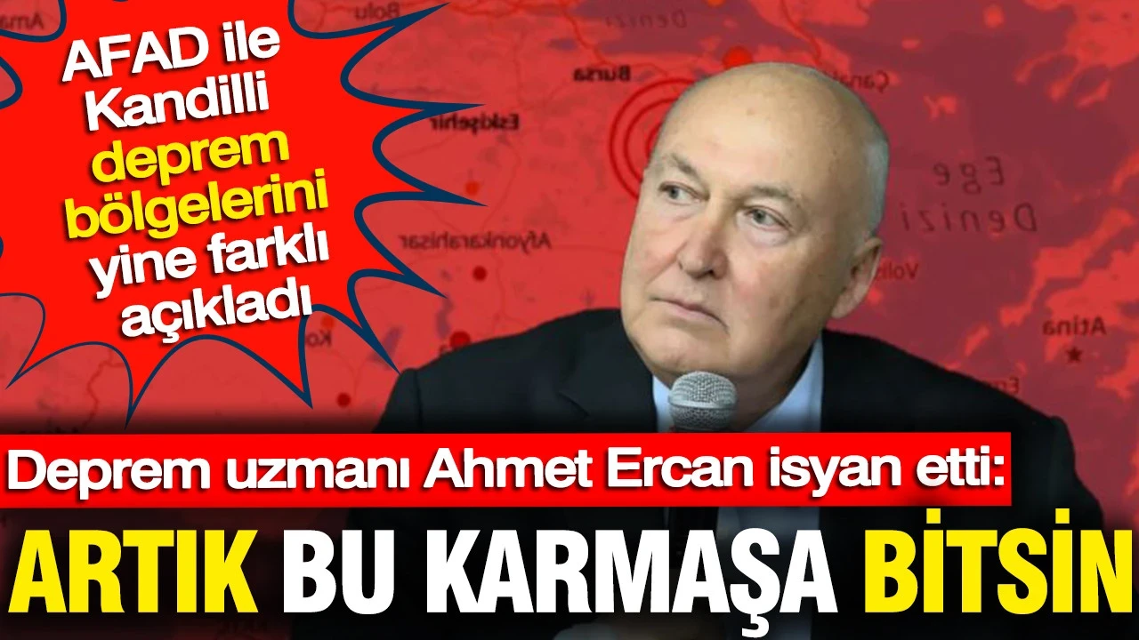 AFAD ile Kandilli deprem bölgelerini yine farklı açıkladı: Artık bu karmaşa bitsin