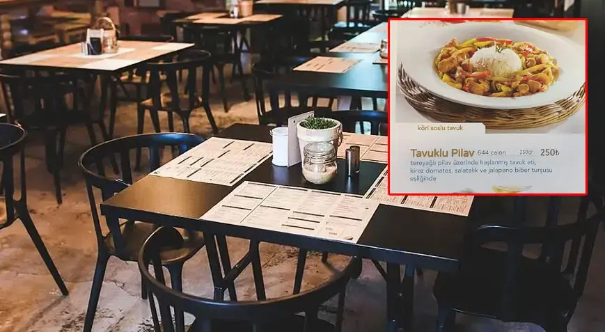 Restoran ve kafelerde yeni dönem! Menüde içerik ve kalori zorunluluğu başladı