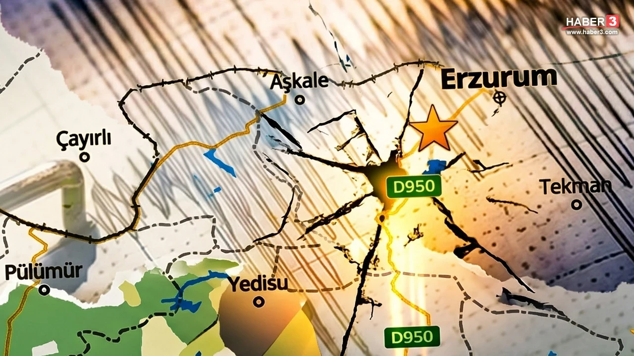 Erzurum Palandöken'de 3.4 büyüklüğünde deprem
