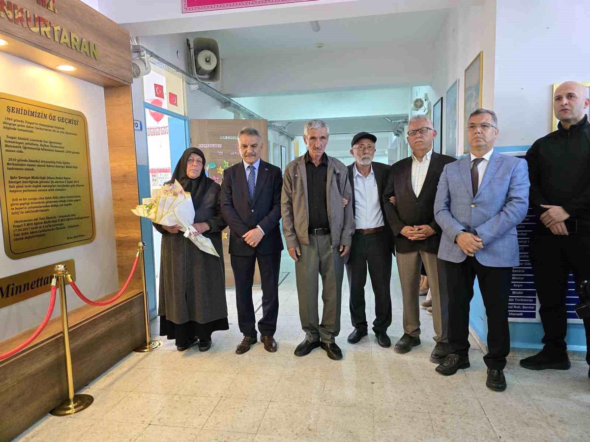 Yozgat’ta şehit hatıra köşesi açılışı