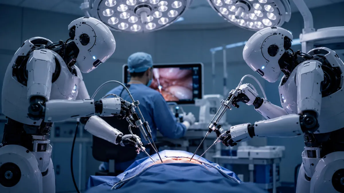 İnsansı robot ilk kez ameliyata girdi: Doktorların yerini alacaklar mı?