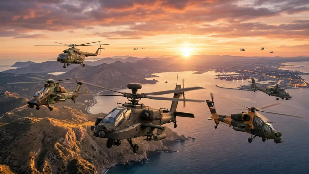 Dünyanın en büyük helikopter filoları listesi açıklandı! Türkiye kaçıncı sırada?