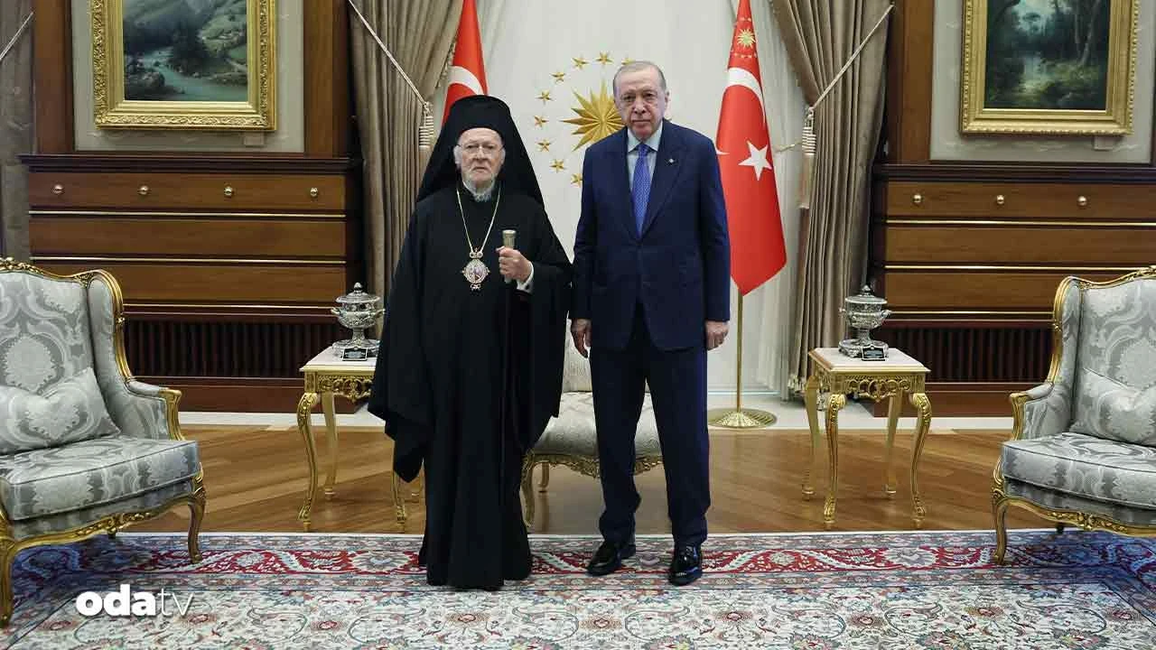 Cumhurbaşkanı Erdoğan, Bartholomeos'u kabul etti