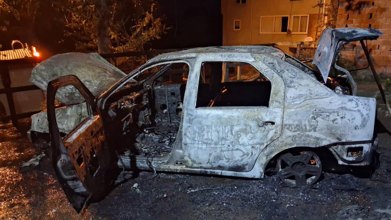 Ordu'da sendika başkanına ait araç kundaklandı