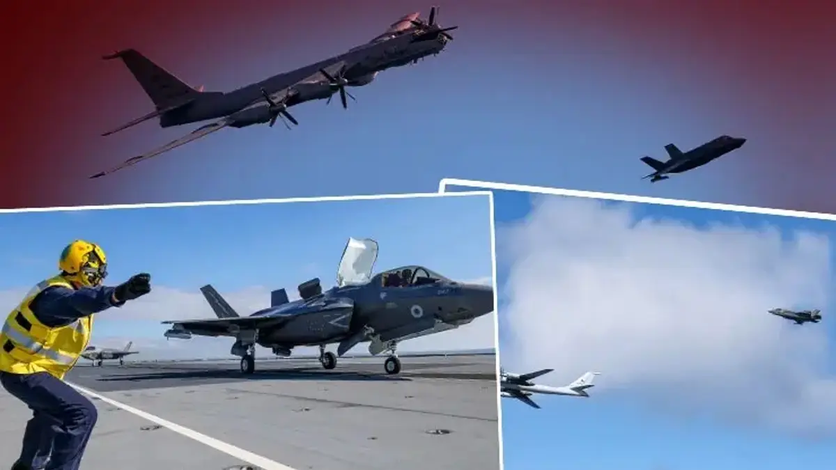 Gerilim dolu anlar! İngiliz jetleri Rus uçağına müdahale etti