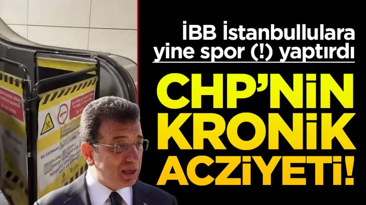 Kronikleşen acziyet: CHP’li İBB İstanbullulara yine spor yaptırdı (!)