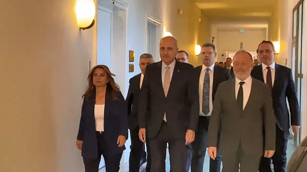 TBMM Başkanı Numan Kurtulmuş DEM Parti'yi ziyaret etti