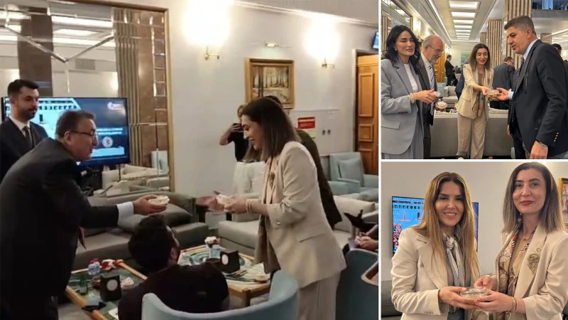TBMM'de Muharrem ayı bereketi: 1500 aşure dağıtıldı