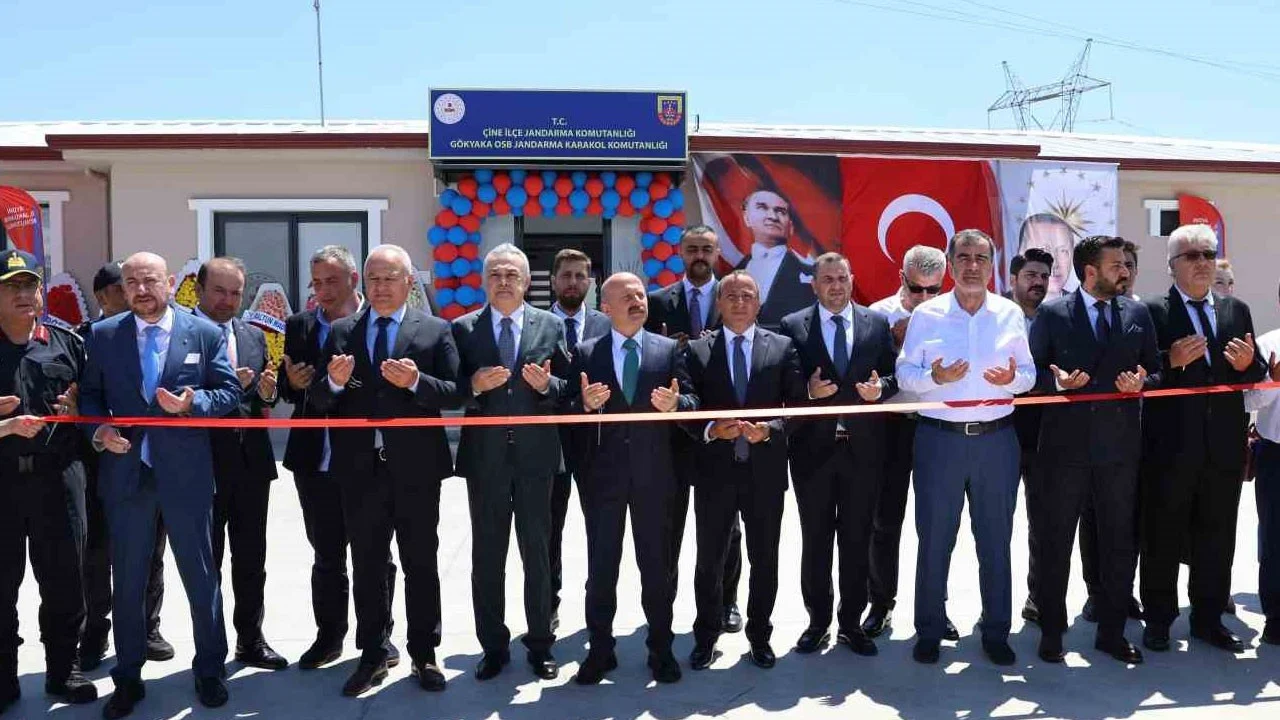 Çine OSB’de güvenlik kalkanı! 3 kritik tesis aynı anda açıldı