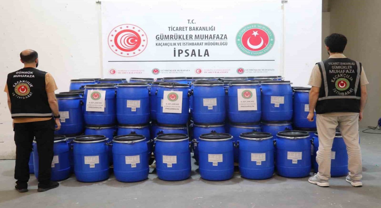 4 ton 321 kilo uyuşturucu ele geçirildi